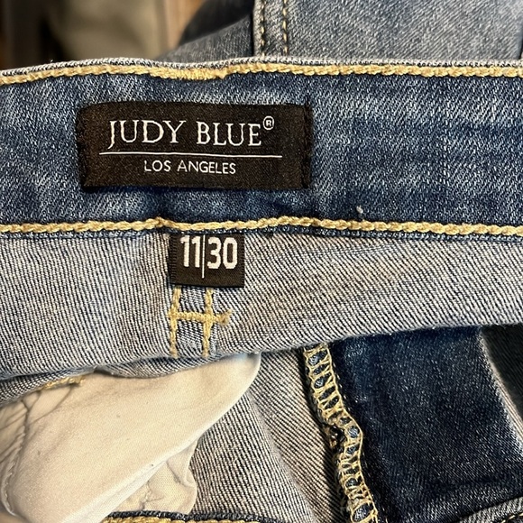 Judy Blue Skinny Fit distressed jeans Leopard - Picture 5 of 6
